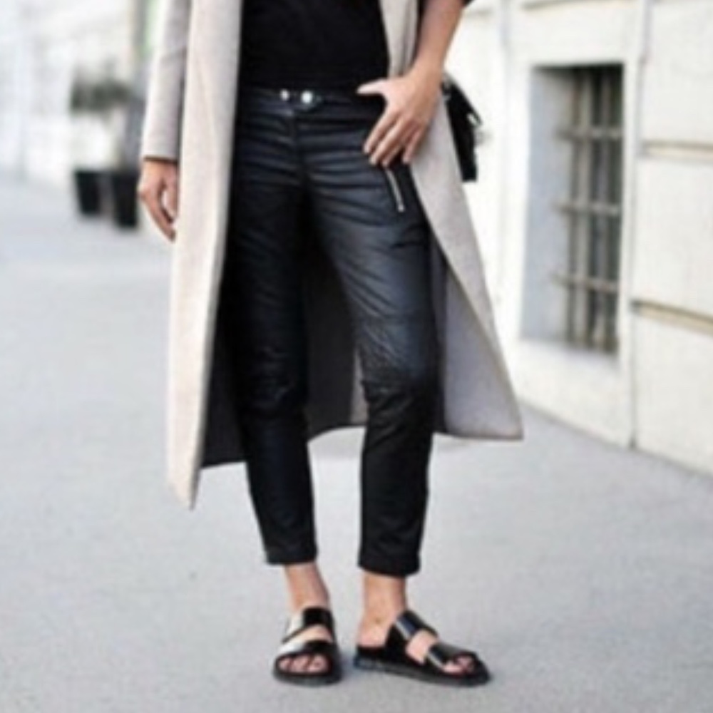 ISABEL MARANT For H&M Faux Leather Crop Pant